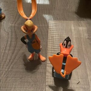 McDonald's Orange and Blue Cartoon Character Toys